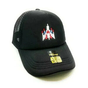 Galaga Mesh Trucker Snapback (Black)